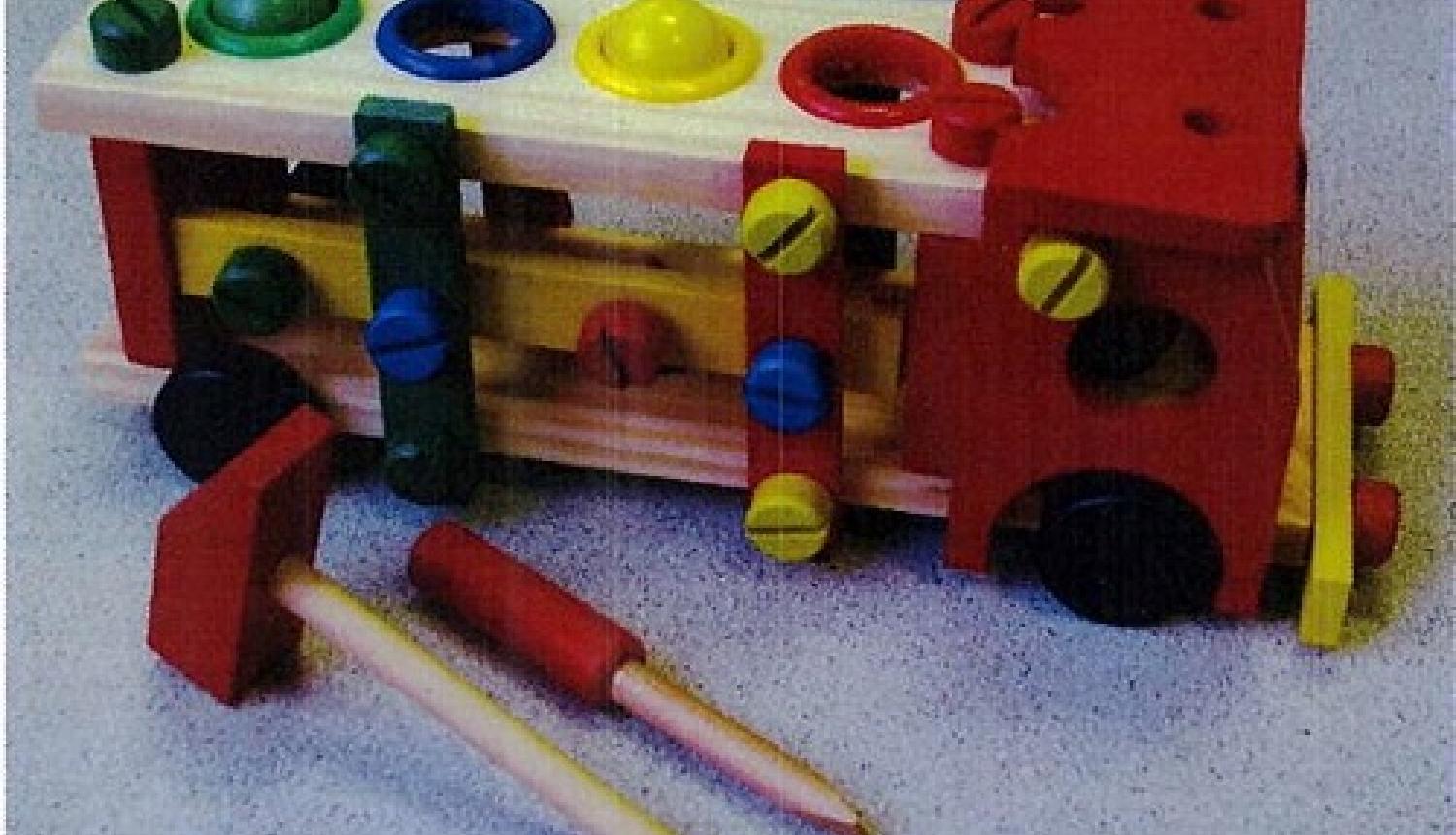 Atsaukums: Koka rotaļlieta Reassembly Screw Car, modelis FL-3290
