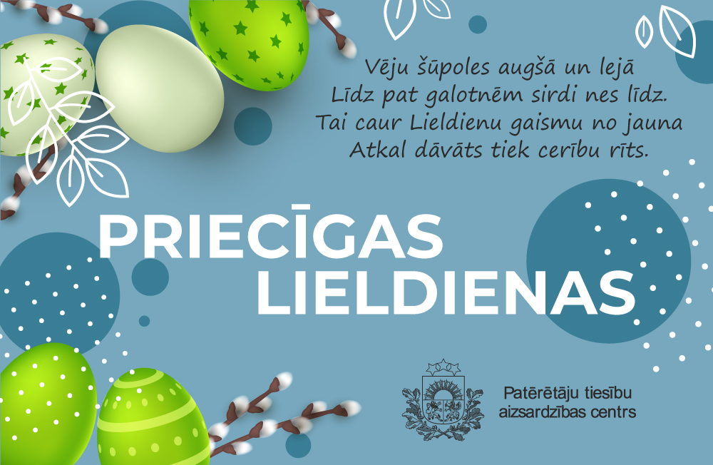 PTAC apsveikums Lieldienās