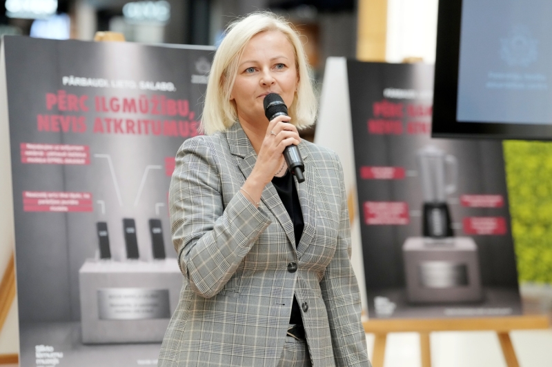 Kampaņas atklāšana runā Linda