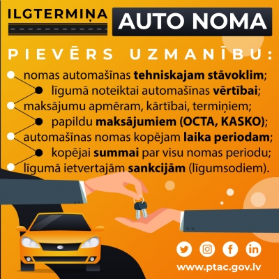 Auto noma - baneris