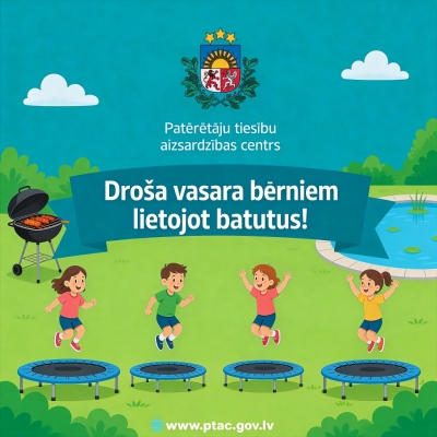 Bērni uz batuta