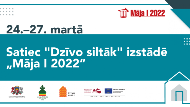 Izstādes Māja 2022 baneris