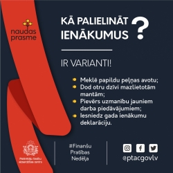 Baneris par ienākumu palielināšanu