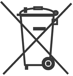 melnbalta Ikona - pārsvītrota atkritumu kaste