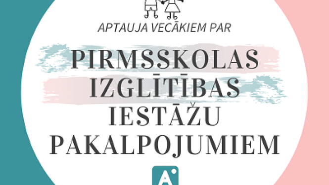 Aptauja par pirmsskolas izglītības iestāžu pakalpojumiem