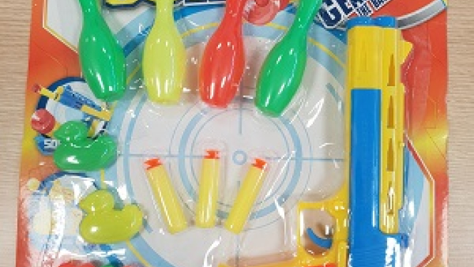Atsaukums: plastmasas rotaļlieta SHOOT GUN