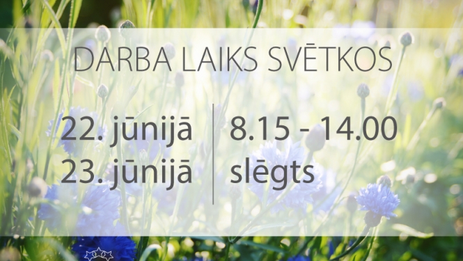 Darba laiks svētkos baneris - fonā ziedi