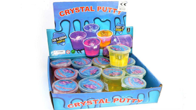 Atsaukums: Joku gļotas ar gaismiņām CRYSTAL PUTTY
