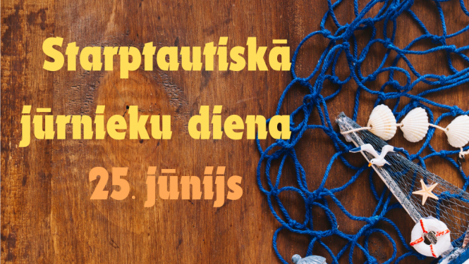 Koka klājsm, uz kura ir tīkls un simboliska, maza bāka un kuģis