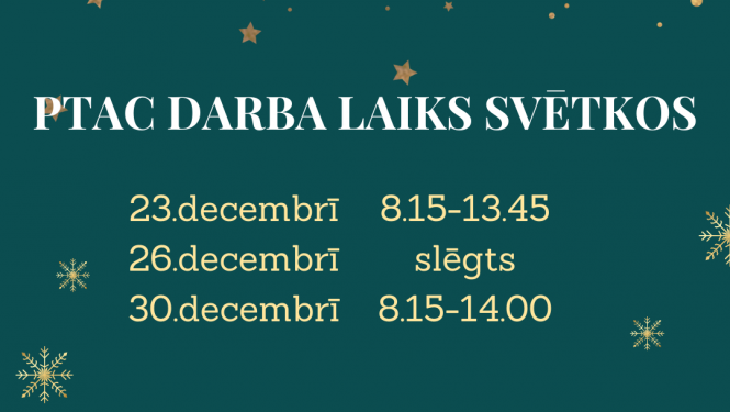 Darba laiks svētkos baneris