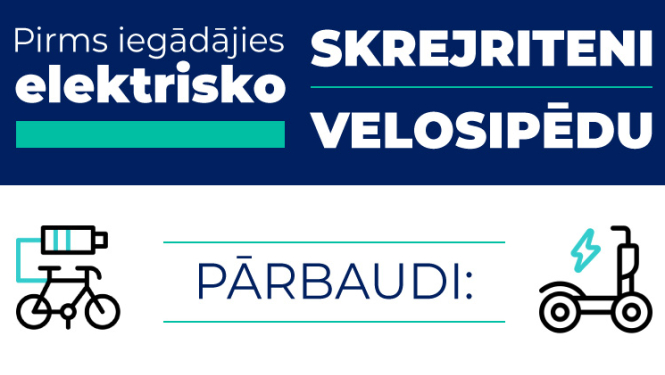 Baneris - Pirms iegādājies elektrisko skrejriteni vai elektrisko velosipēdu
