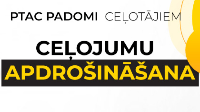 Baneris - Tūrisma nedēļa - Ceļojumu apdrošināšana