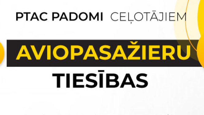 Baneris - PTAC padomi ceļotājiem - aviopasažieru tiesības