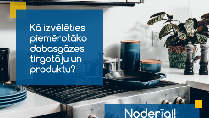 Vizuālis rakstam par piemērotāko dabasgāzes tirgotāju un produktu
