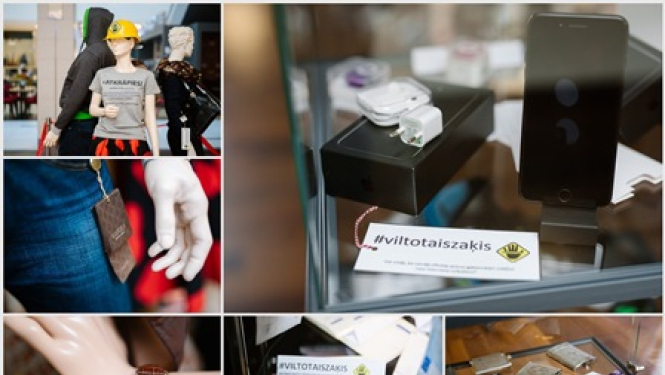 Rīga Plaza apskatāma Pretkrāpšanas kustības #atkrāpies ietvaros veidotā izstāde Viltotais zaķis