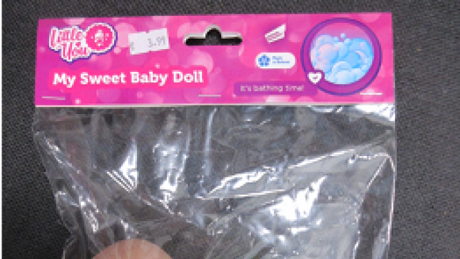 Atsaukums: Vannas rotaļlieta - lelle ar pīlīti My Sweet Baby Doll