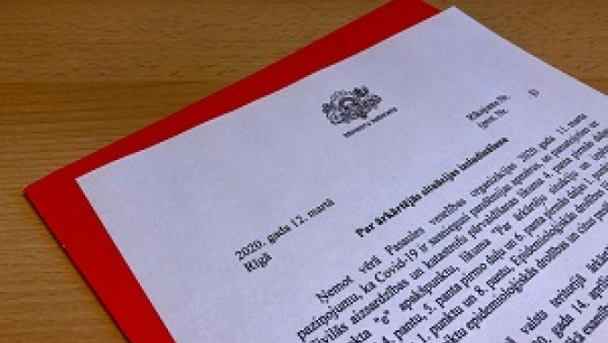 Par ārkārtējās situācijas izsludināšanu