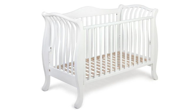 Bērnu gutiņa baltā krāsā ar redelēm