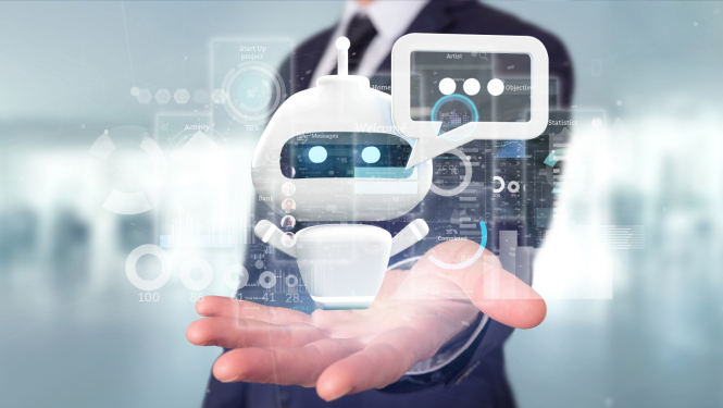 Čatbots cilvēka plaukstā