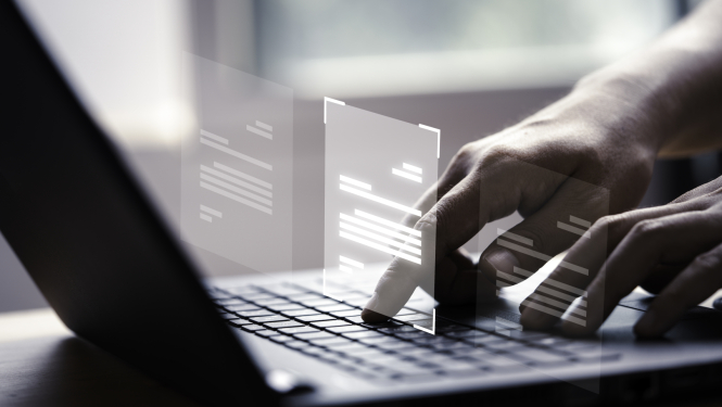 Atvērts portatīvais dators