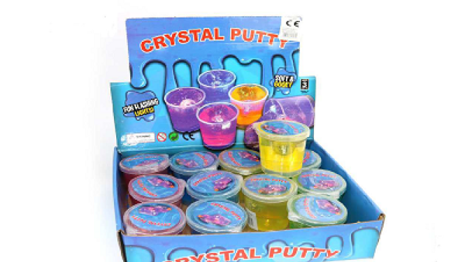 Atsaukums: Joku gļotas ar gaismiņām CRYSTAL PUTTY