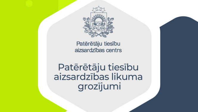 Uzraksts Patērētāju tiesību aizsardzības likuma grozījumi