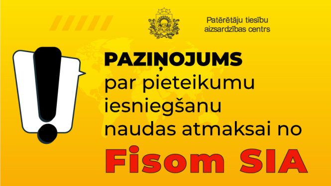 Paziņojums par Fisom baneris