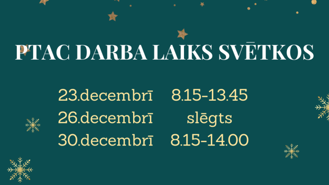 Darba laiks svētkos baneris