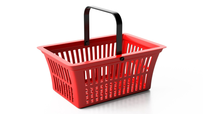 Sarkans iepirkumu grozs