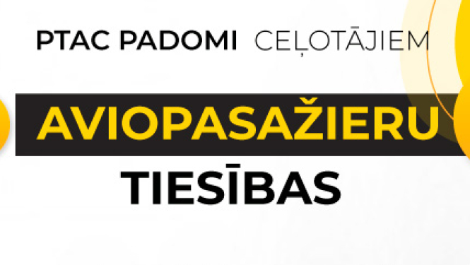 Baneris - PTAC padomi ceļotājiem - aviopasažieru tiesības