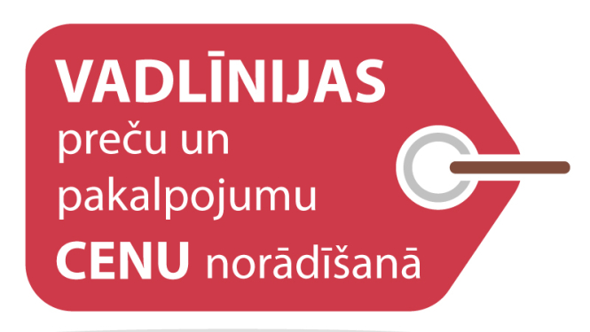 Vadlīnijas preču uz pakalpojumu cenu norādīšana