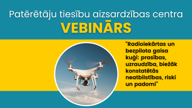 Informatīvs vebināra baneris