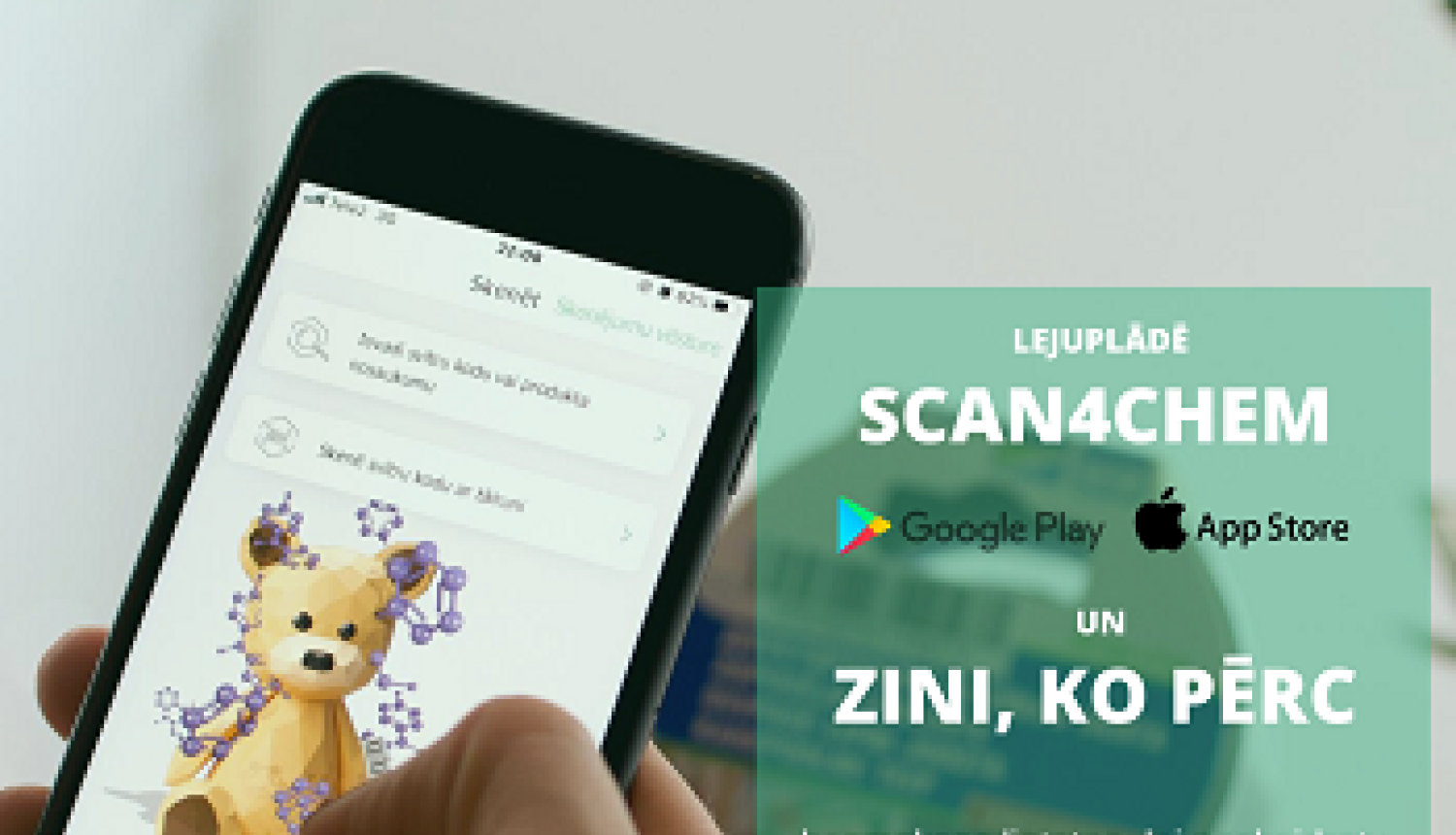 Scan4Chem – lietotne viesiem, kas iepērkas
