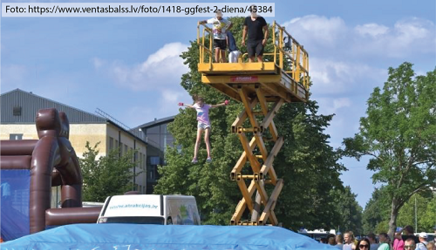 PTAC brīdina par nedrošu atrakciju Jump and Fly