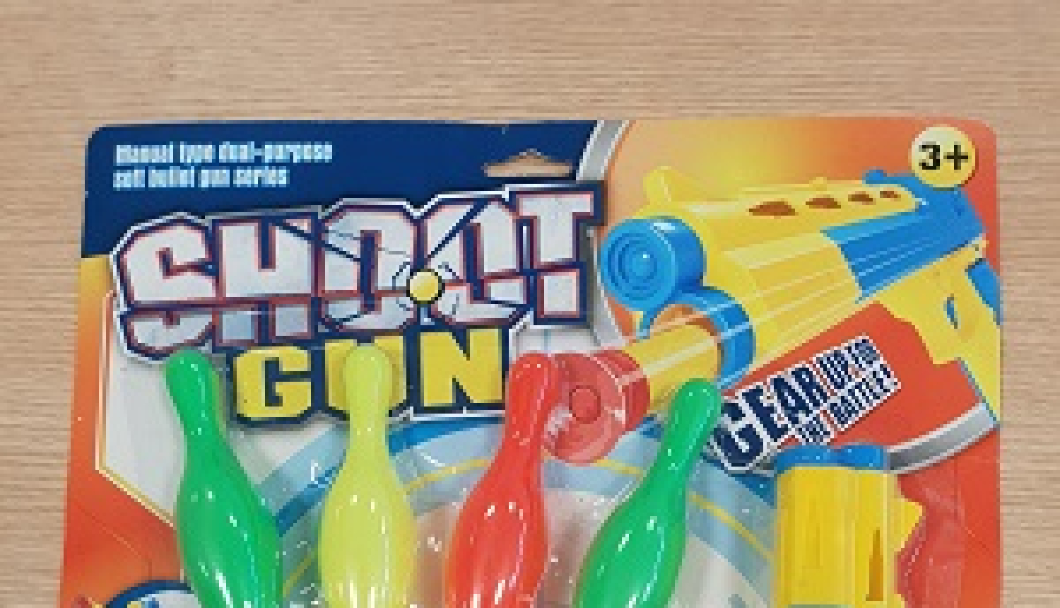 Atsaukums: plastmasas rotaļlieta SHOOT GUN